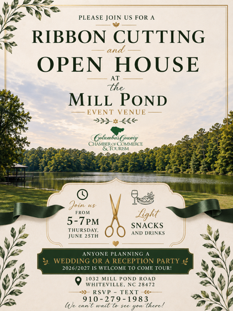image0 Mill Pond Wedding & Event Venue Ribbon Cutting and Open House